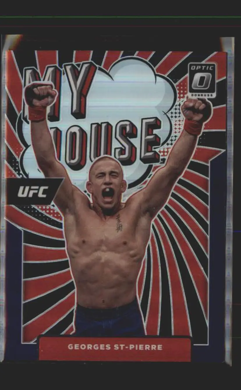2022 Donruss Optic UFC #57 Georges St-Pierre Purple - (138) -