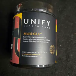 Unify Health Labs Multi-GI 5, a dietary supplement.