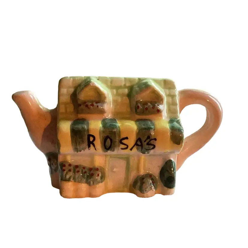 Red Rose Collector’s Miniature Rosa’s Teapot Figurine