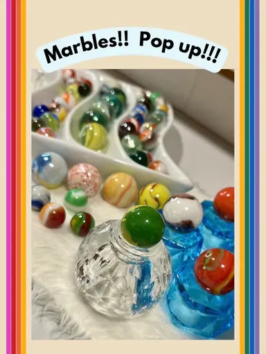 Pop Up Marble Show! $3 & $10 SB!! 🔮