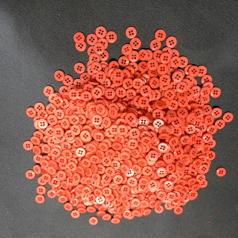 Vintage Coral Colored Buttons