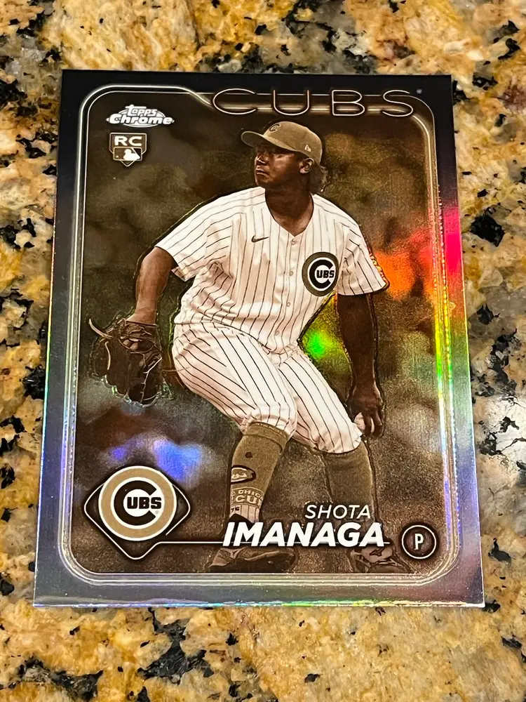2024 Topps Chrome - Sepia Refractor Shota Imanaga (RC) - Chicago Cubs