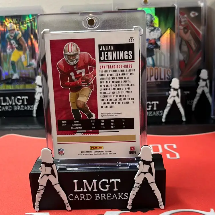 Panini Contenders Jaquan Jennings Rookie Ticket Auto