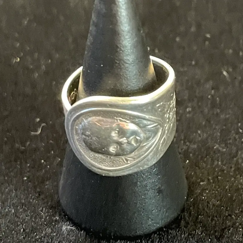 Gerber Oneida Silver tone Adjustable Ring