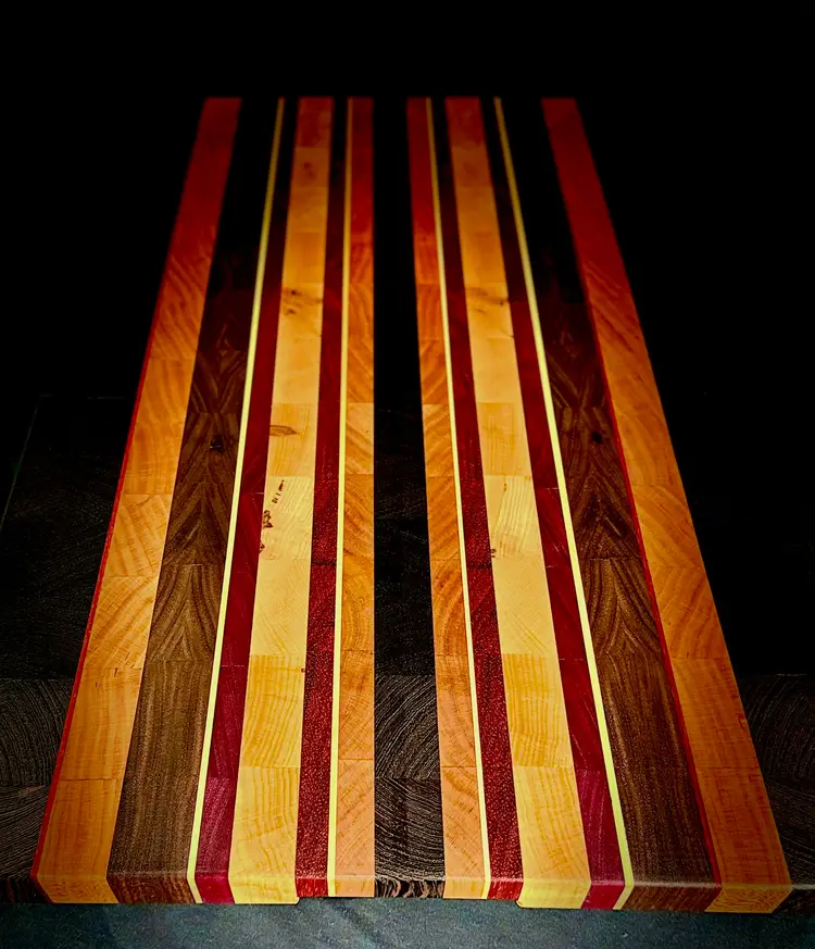 End-grain, heirloom cutting board