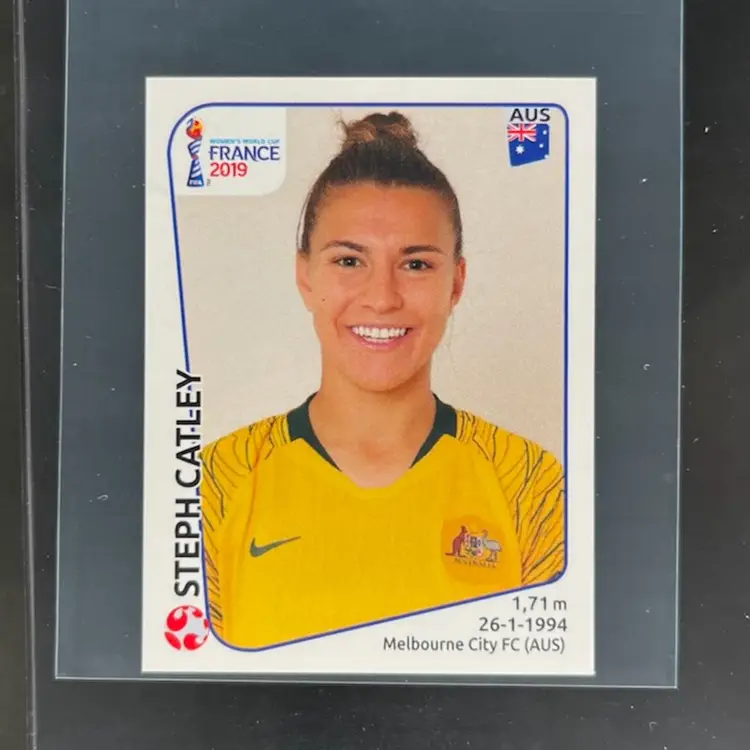 Steph Catley 2019 Panini Women’s World Cup Sticker Australia Soccer Card