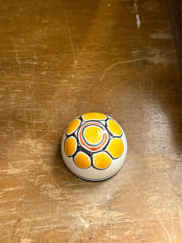 Authentic Talavera Olive Oil Pourer | Hand-Painted Terra Fina Cruet | Made in Mexico | Lead-Free