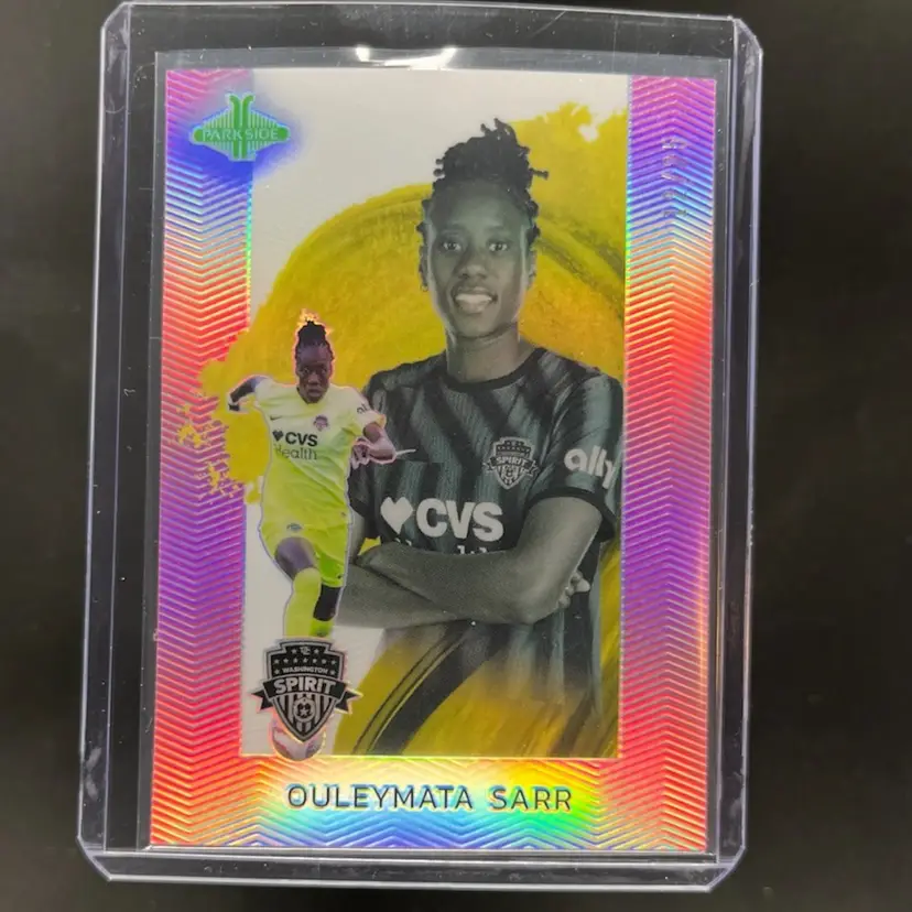 Ouleymata Sarr 2024 Parkside Pacific NWSL Pink 12/25 Soccer Card