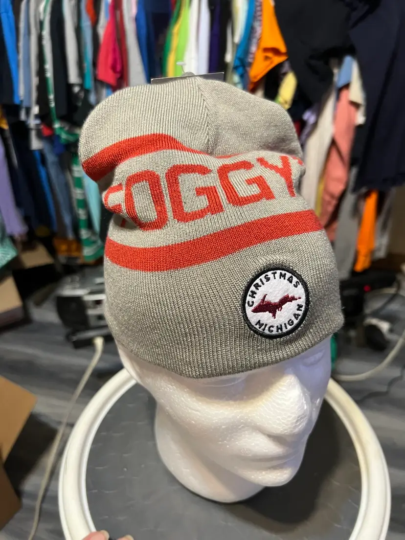 The Game Foggy Christmas Michigan Beanie Hat