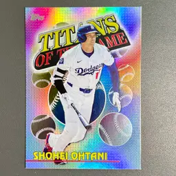 Shohei Ohtani (Los Angeles Dodgers) 2026 Topps Series One Titans Of The Game Insert