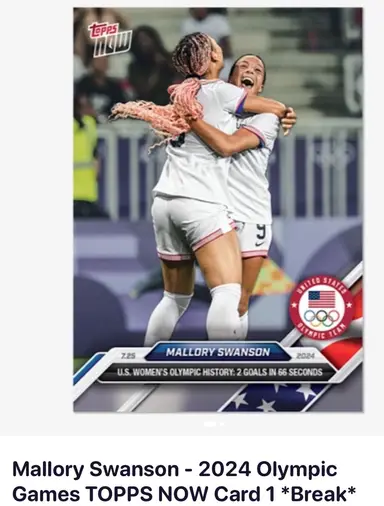 Mal Swanson #1 Topps Now Break