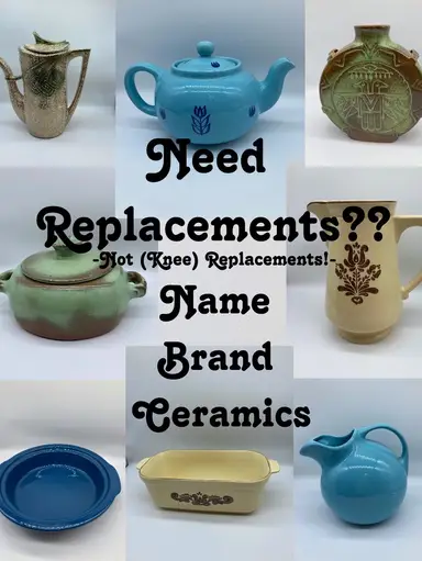 Faltzgraff, Frankoma, Hall, Corning, McCoy And More!