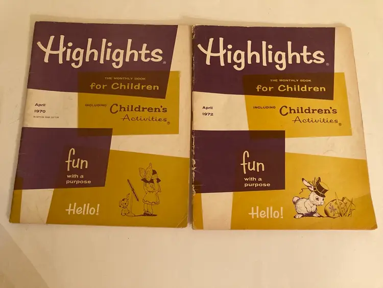 Vintage Highlights Magazines From 1970’s