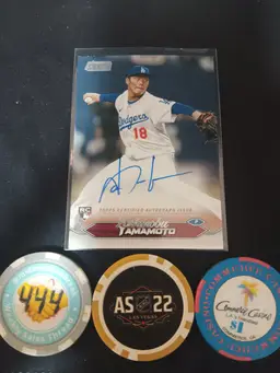 2024 Stadium Club Yoshinobu Yamamoto RC on-card auto - Los Angeles Dodgers