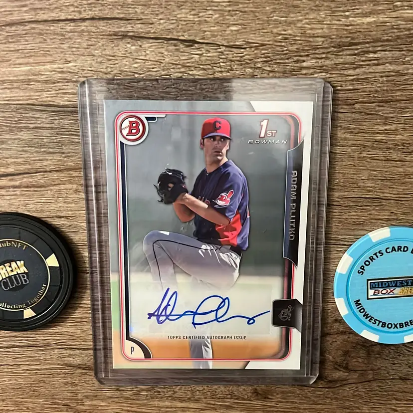 Adam Plutko 
2015 1st Bowman auto Cleveland Guardians