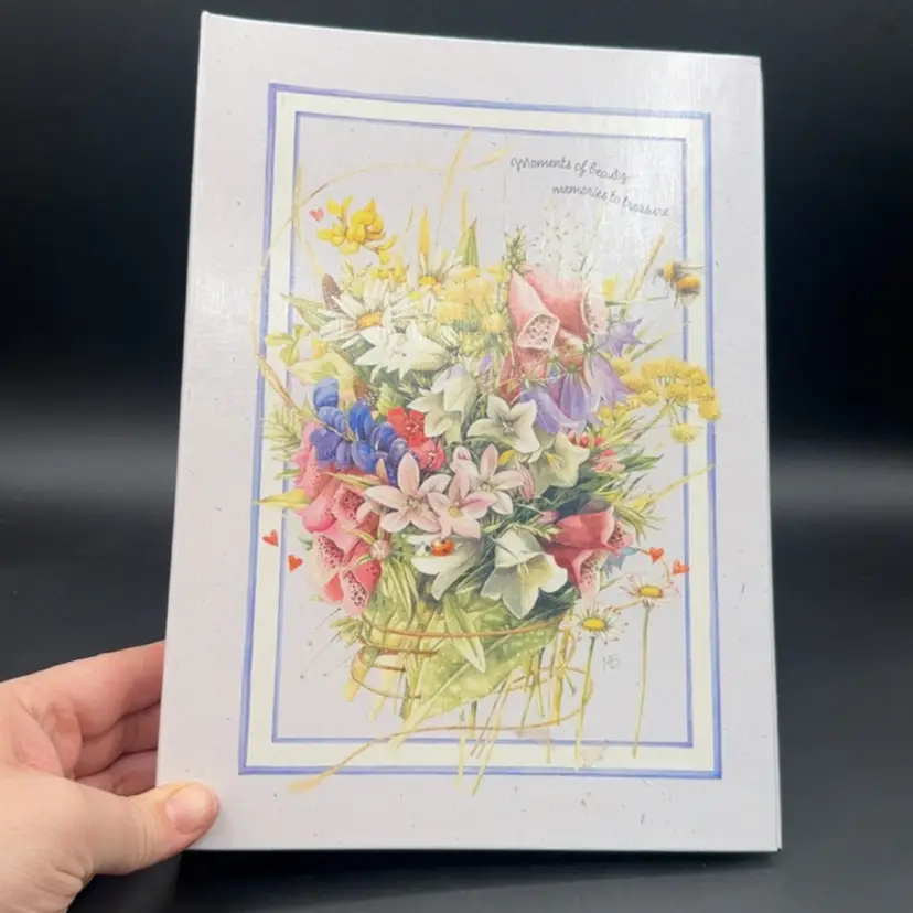 Floral Hallmark Photo Album, Unused NOS