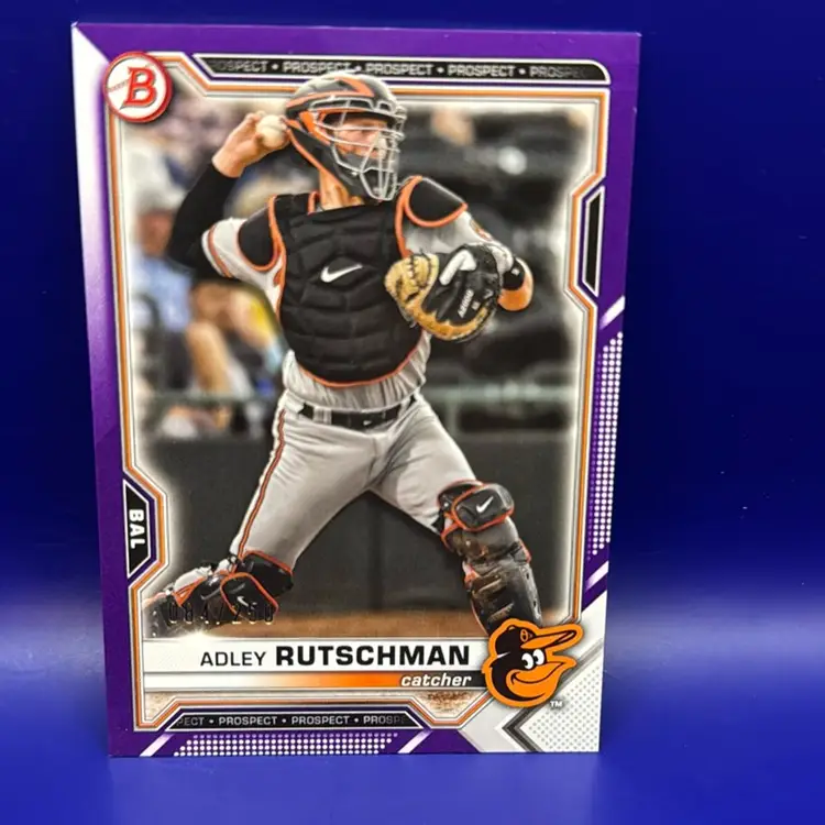 Adley Rutschman 2021 Bowman Draft Purple Paper #84/250