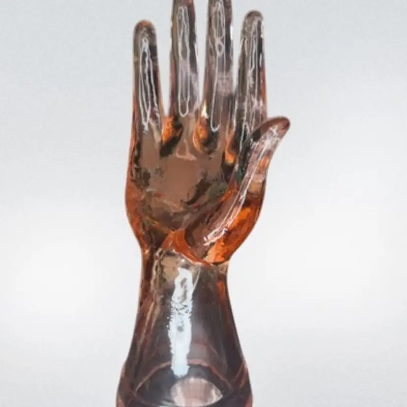 Glass Hand Ring Holder