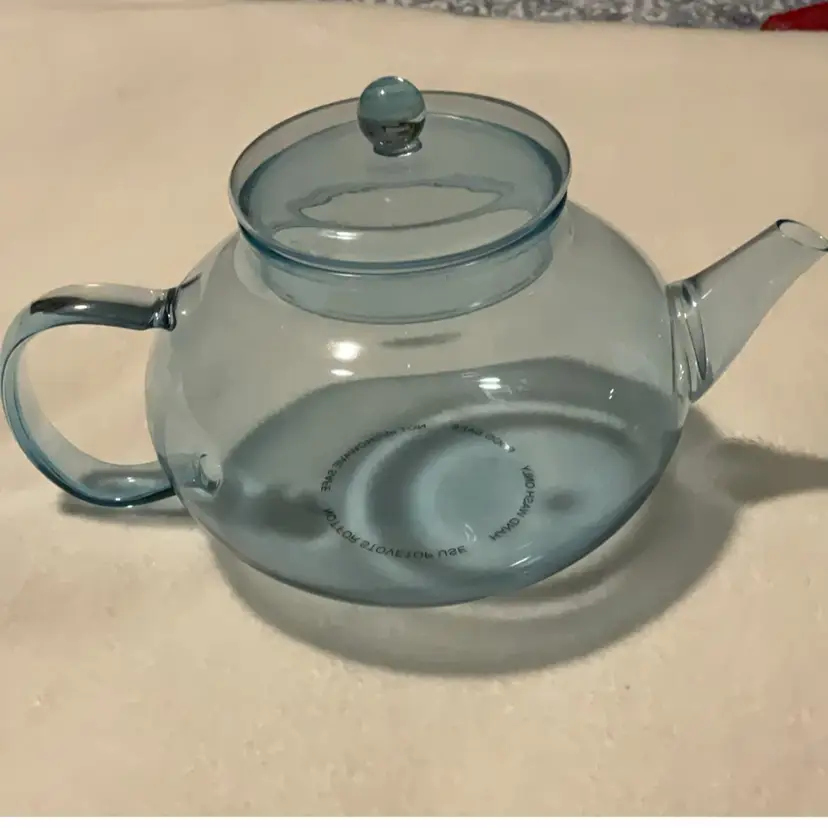 Clear Blue Teapot