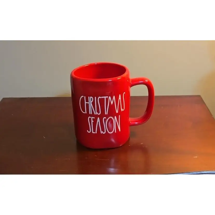 Rae Dunn Red CHRISTMAS SEASON Coffee Mug