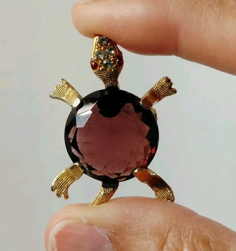 Vintage Turtle Brooch Pin