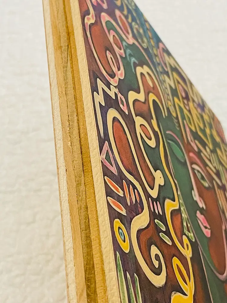 Inside Out - Fine Art Print On Wood (9x12 in) Ready To Hang