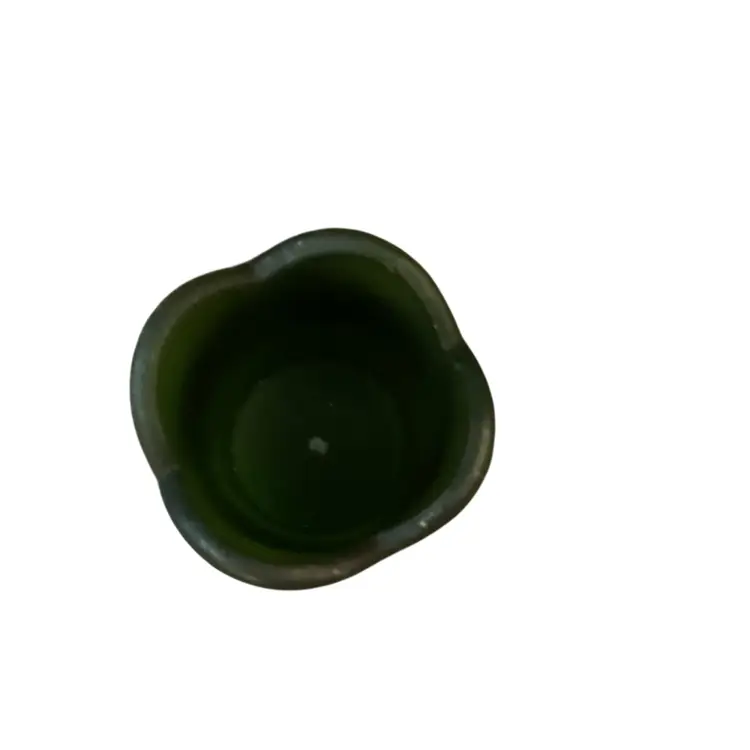 Satin Hunter Green Votive Holder 2 1/4 X 2 1/2 Inches