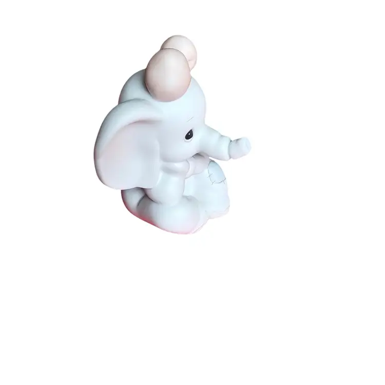 VINTAGE 1991 ENESCO 526924 ELEPHANT FIGURINE AS IS: MISSING WIRE ON TRUNK. MADE IN INDONESIA. SAMUEL J BUTCHER #230