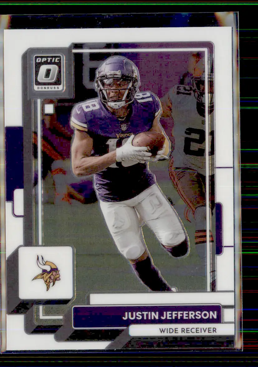 Justin Jefferson 2022 Donruss Optic #129 - Minnesota Vikings - (130-159)