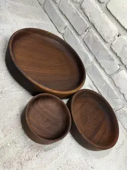 Walnut bowls