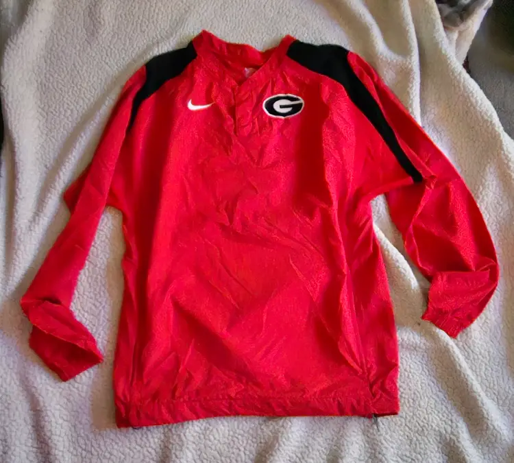 Nike University Georgia Bulldogs Windbreaker Size XS