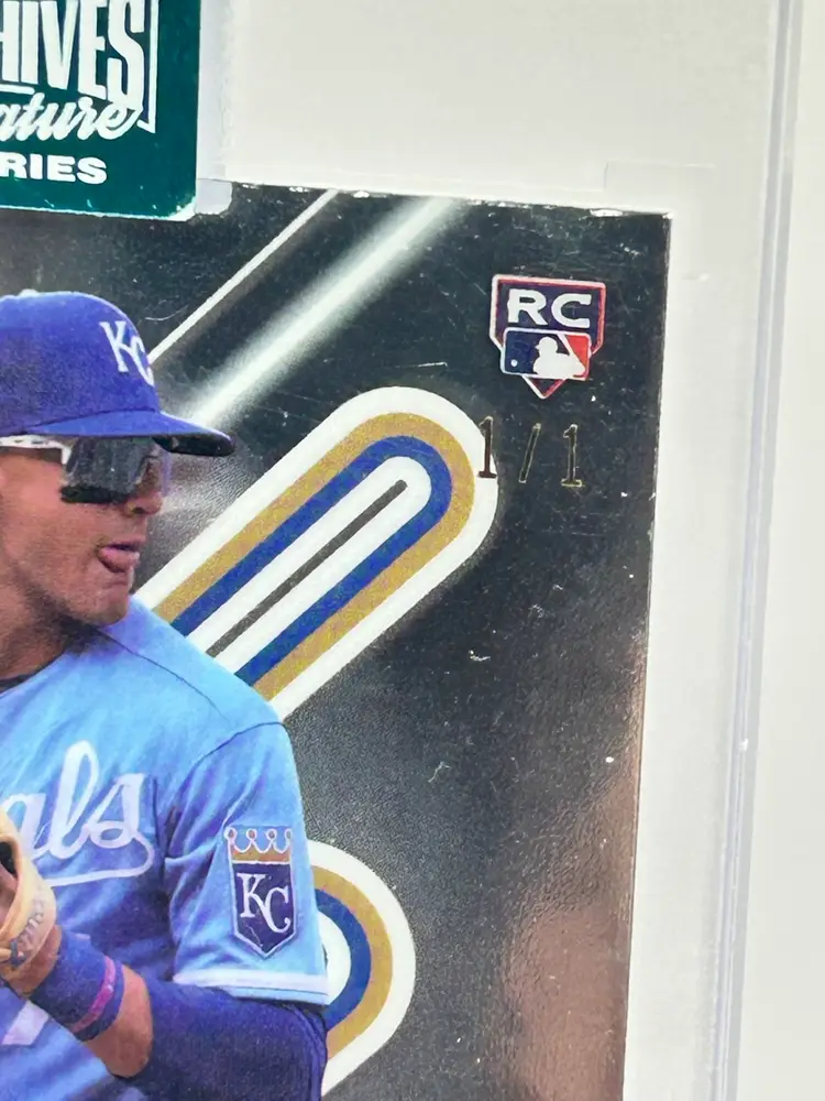 Bobby Witt 2023 Topps Archive Sig 2022 Topps Finest RC Auto 1/1 One Of One Royals