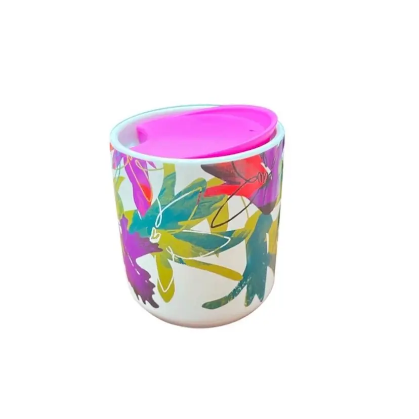 Travel Coffee MugStarbucks “Floral Spring” Travel Cap No Handle