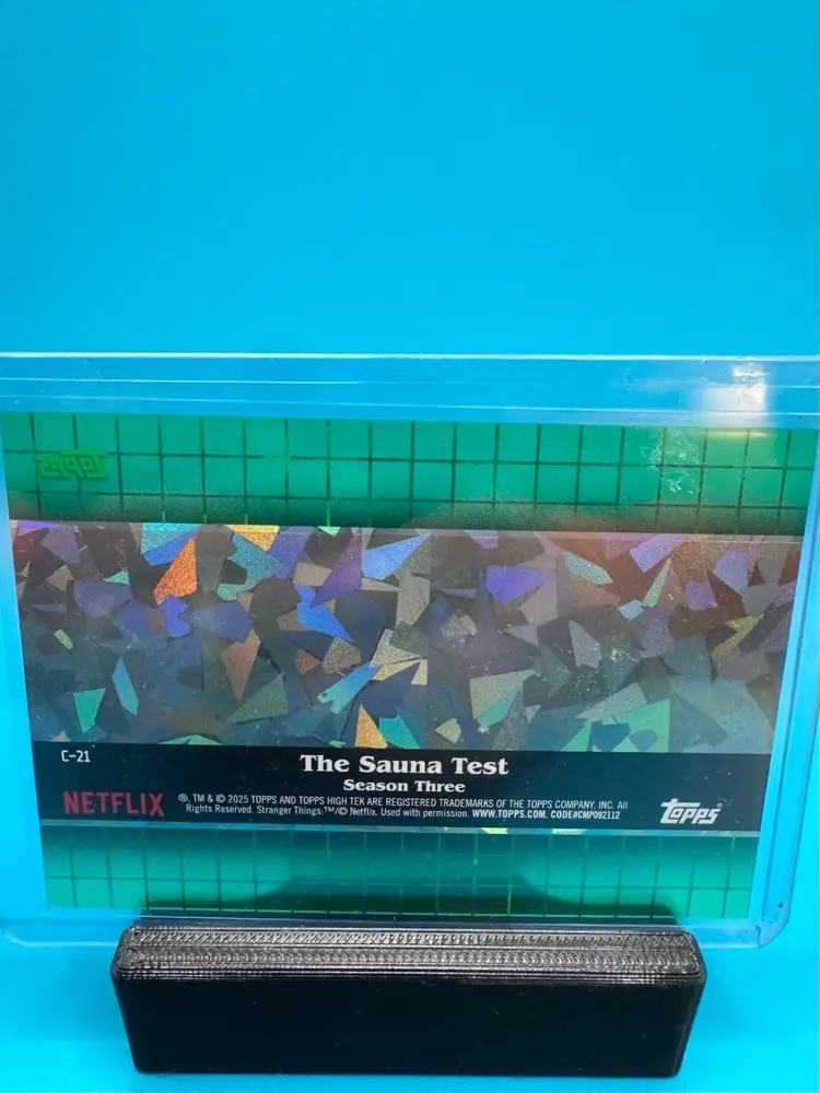 Chapter Four: The Sauna Test Topps High-Tek Stranger Things Green /75