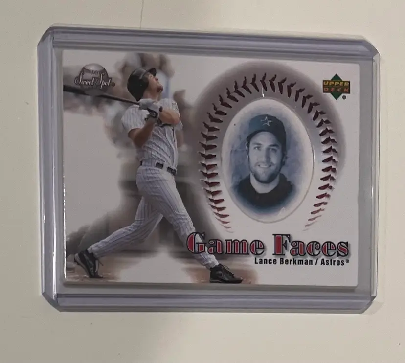 Lance Berkman Game Faces Relic Houston Astros