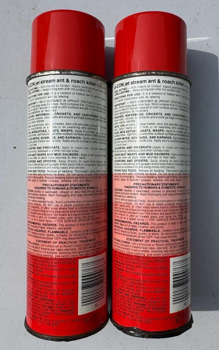 d-CON Jet Stream Ant & Roach Killer Formula VII 15 Day Killing Power - 2 Cans