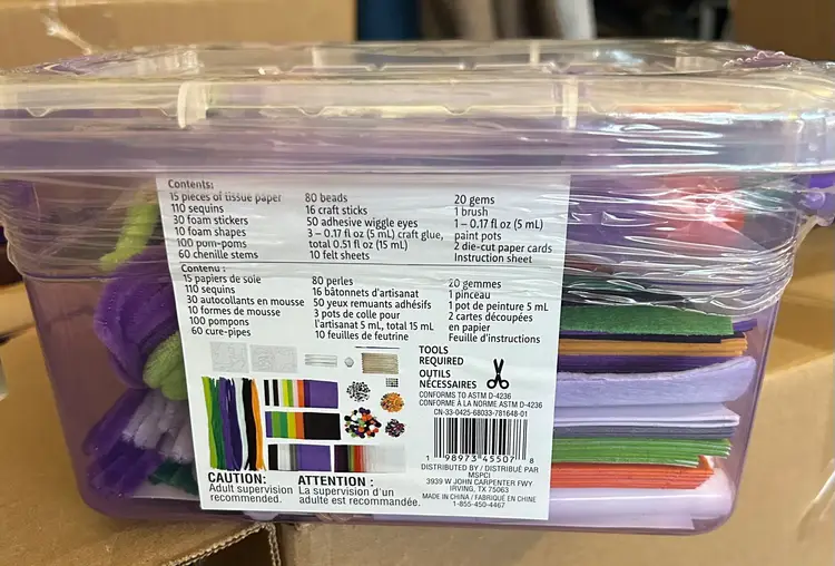 Creatology Halloween Craft Box 508 Pieces NWT