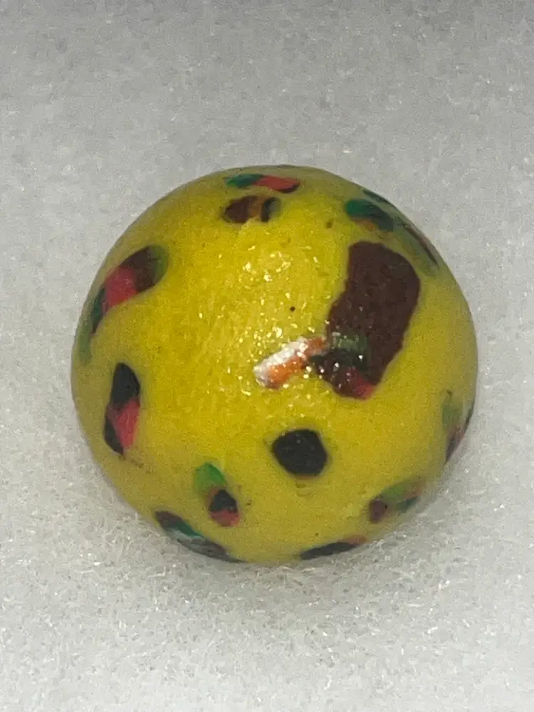 Hand Painted German Clay Marble