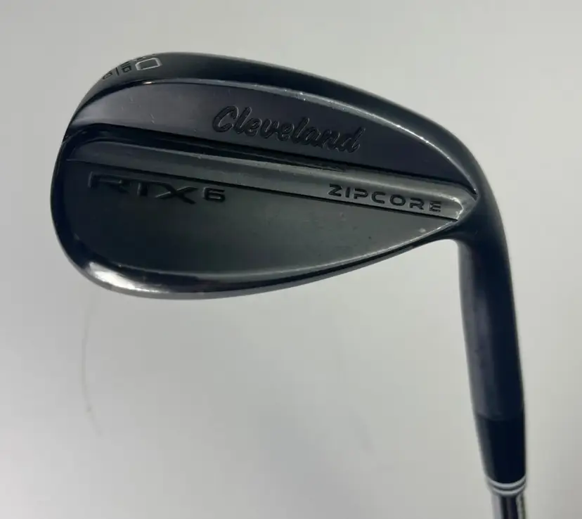 Cleveland RTX 6 ZipCore Black Satin Mid Grind 60* Lob Wedge 60-12 DG VG