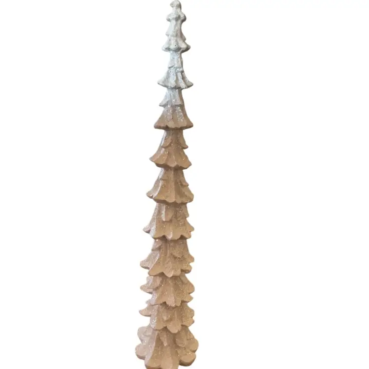 Small White Glitter Tree