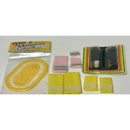 Doll House Bathroom Items Miniature