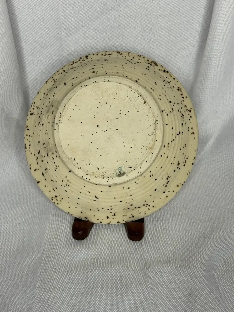 Studio Pottery Bowl - Signed By Georgia Potter Brad Walker 7.5" Diameter