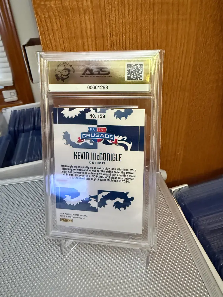 Kevin McGonigle 2025 Panini Crusade AGS 10