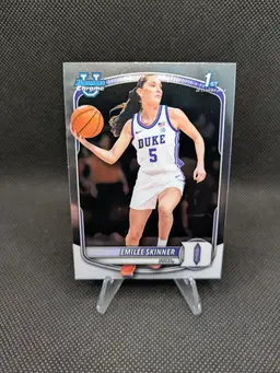 Emilee Skinner 2025-26 Bowman Chrome U 1st Bowman #BCP-85 - Duke Blue Devils