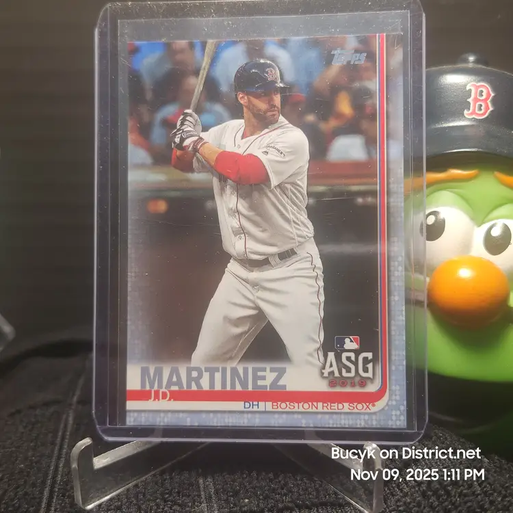 2019 Topps Update ASG Light Blue - JD Martinez Boston Red Sox 10/50