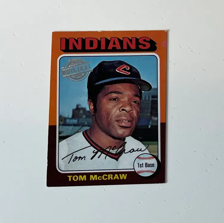 Tom McCraw Stamped Buyback Cleveland Guardians