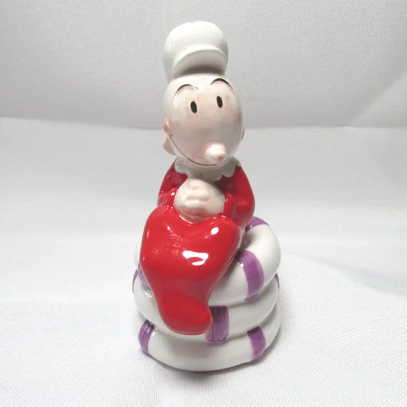 VTG KFS Stacking Sweet Pea on Life Preservers Salt & Pepper Shaker Set