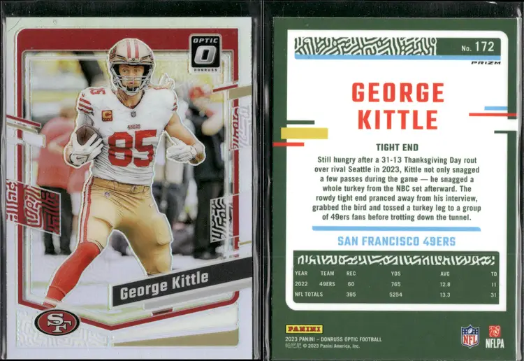 George Kittle  Lot of 16  Football Cards San Francisco 49ers CC27