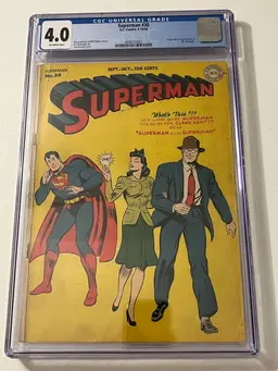 Superman #30 (1944) CGC 4.0 – 1st Appearance Mr. Mxyzptlk – Golden Age DC