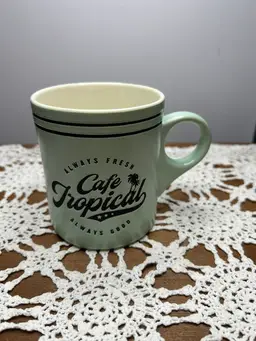 Hallmark 2023 Cafe Tropical @4” Tall Mug